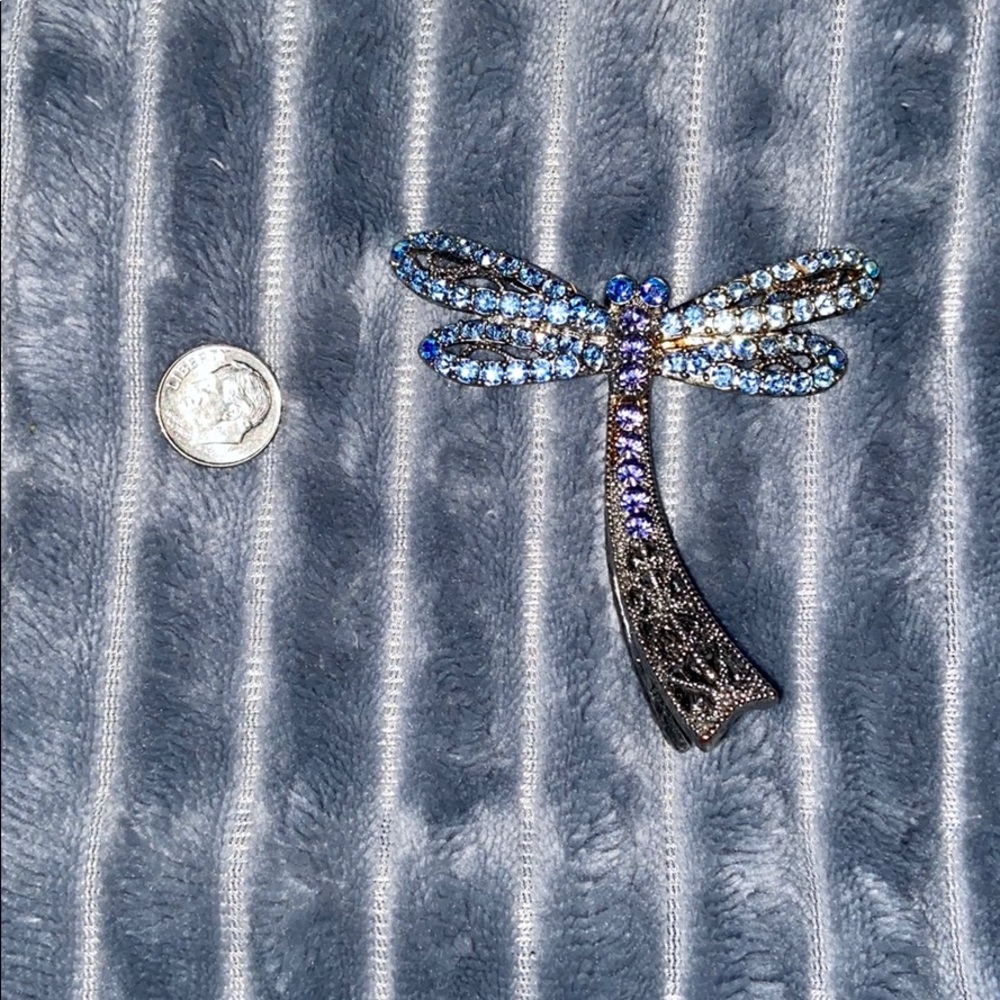 Luxury Embellished Dragonfly Clip